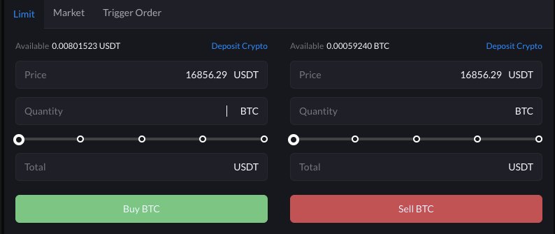 Spot صرافی توبیت